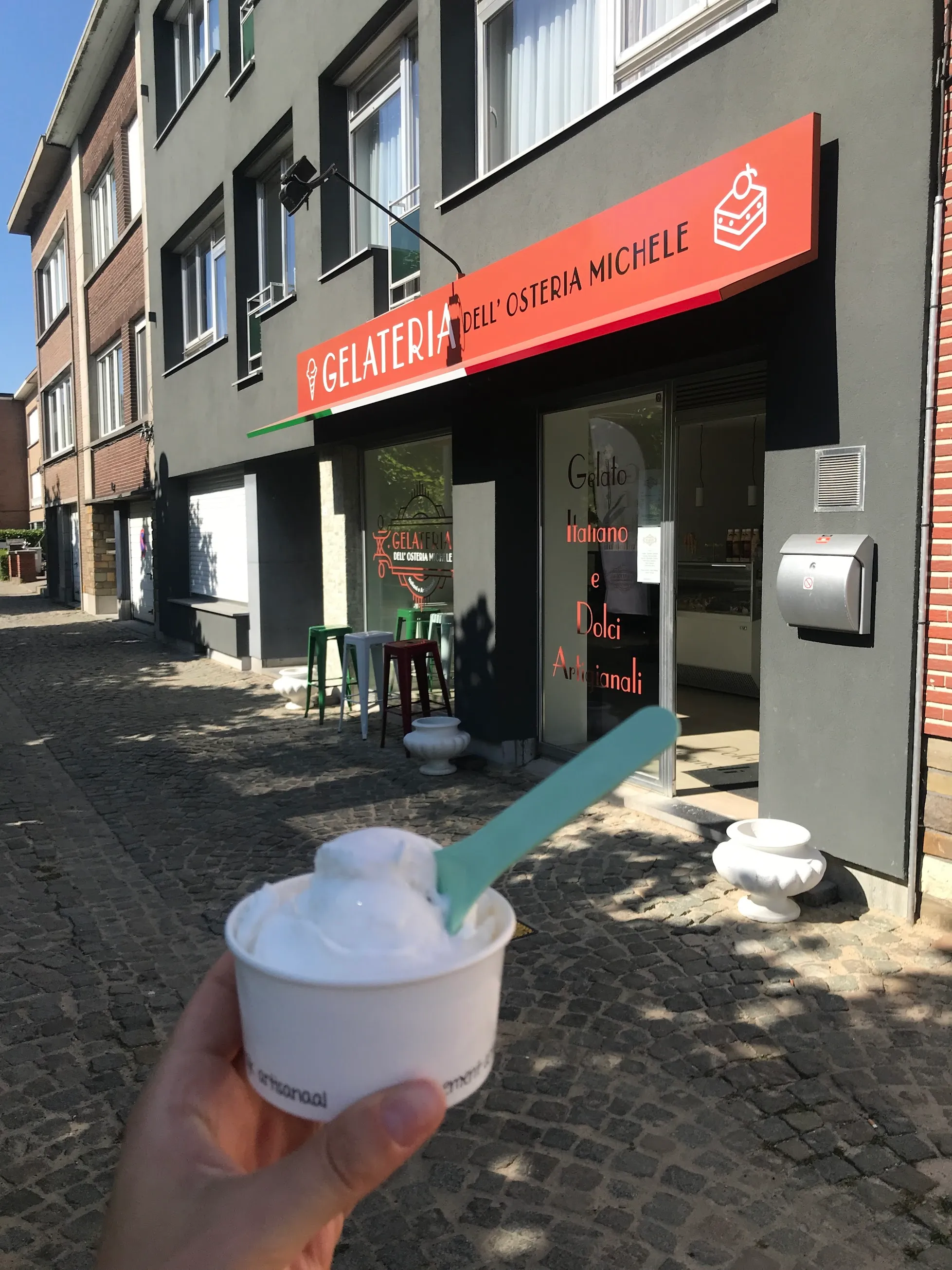 Gelateria voorgevel